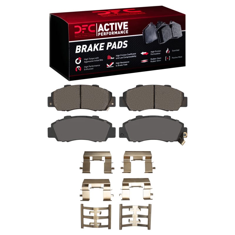 DFC — DFC 91-05 Acura NSX Front Active Performance Pads and Hardware Kit
DFC Brake Pad Set