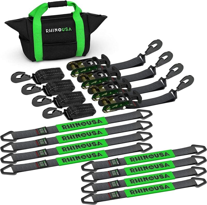 Rhino USA — Rhino USA Heavy Duty Vehicle Tie Down Kit (Snap Hook)
Tie Strap