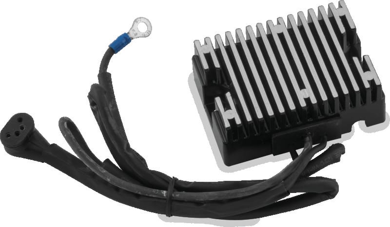 TwinPower — Twin Power 70-75 Big Twin Voltage Regulator Black Replaces H-D 74510-70A 15 Amp