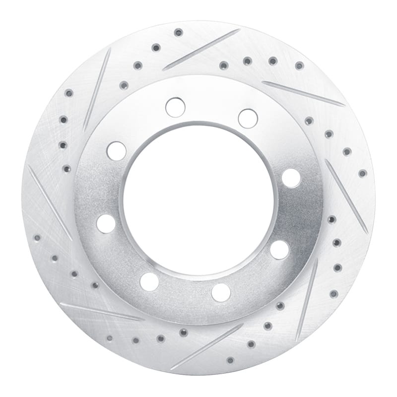 R1 Concepts — R1 95-99 Ford F-350 4WD (Excl Super Duty) Front Left Drilled & Slotted Silver Brake Rotor
R1 Brake Rotor Drill