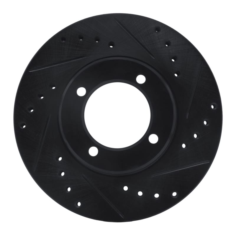 R1 Concepts — R1 84-87 Toyota Cressida Front Right Drilled & Slotted Black Brake Rotor
R1 Brake Rotor Drill