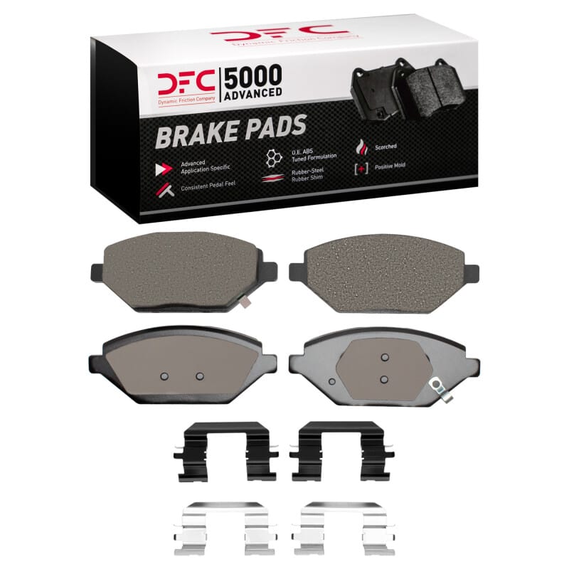 DFC — DFC 16-22 Chevrolet Spark (USA/Canada) Front 5000 Advanced Ceramic Brake Pads and Hardware Kit
DFC Brake Pad Set