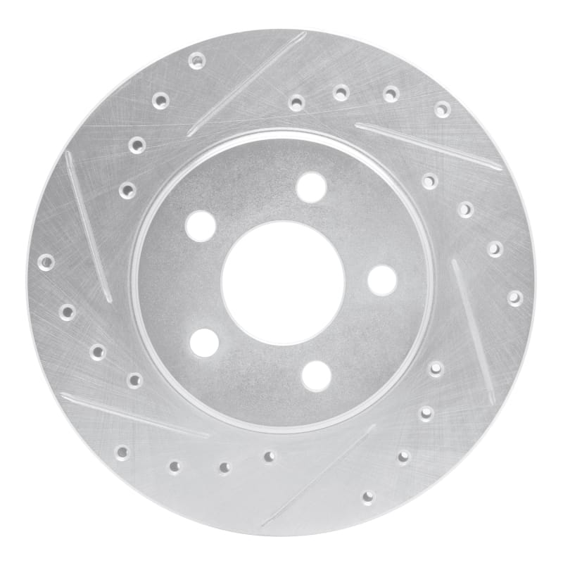 R1 Concepts — R1 95-00 Chrysler SEBRING Front Left Drilled & Slotted Silver Brake Rotor
R1 Brake Rotor Drill