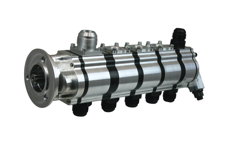 Moroso — Moroso T3 Series Alston 5 Stage Dry Sump Oil Pump - Tri-Lobe - V-Band Clamp - 1.200 Pressure