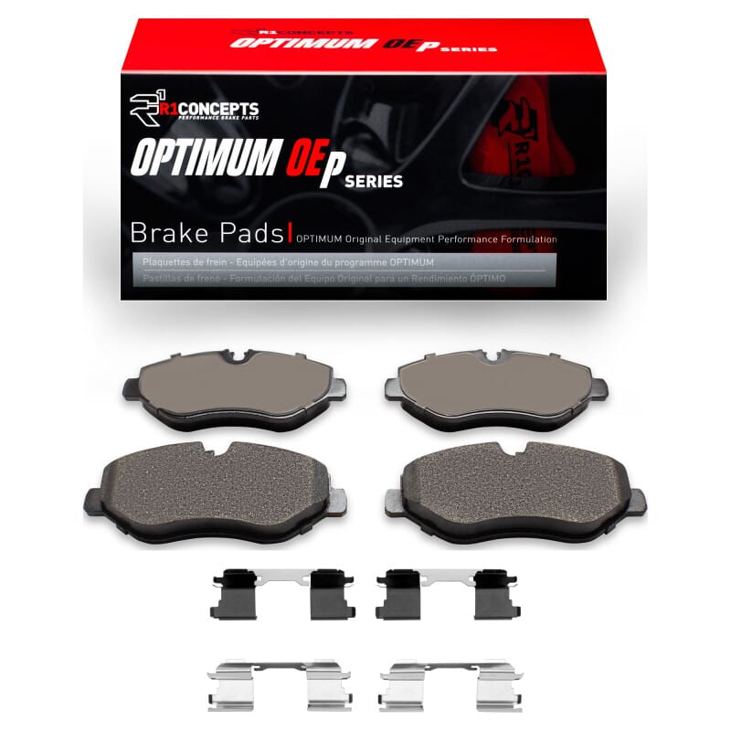 R1 Concepts — R1 07-23 Freightliner Sprinter 2500 Front Optimum OE Pads & Hardware Kit