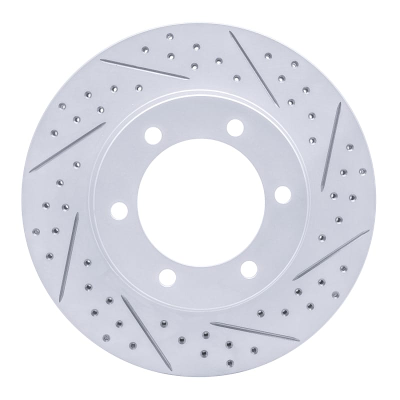 R1 Concepts — R1 95-04 Toyota 4Runner Front Right Drilled & Slotted Geo-Carbon Rotor