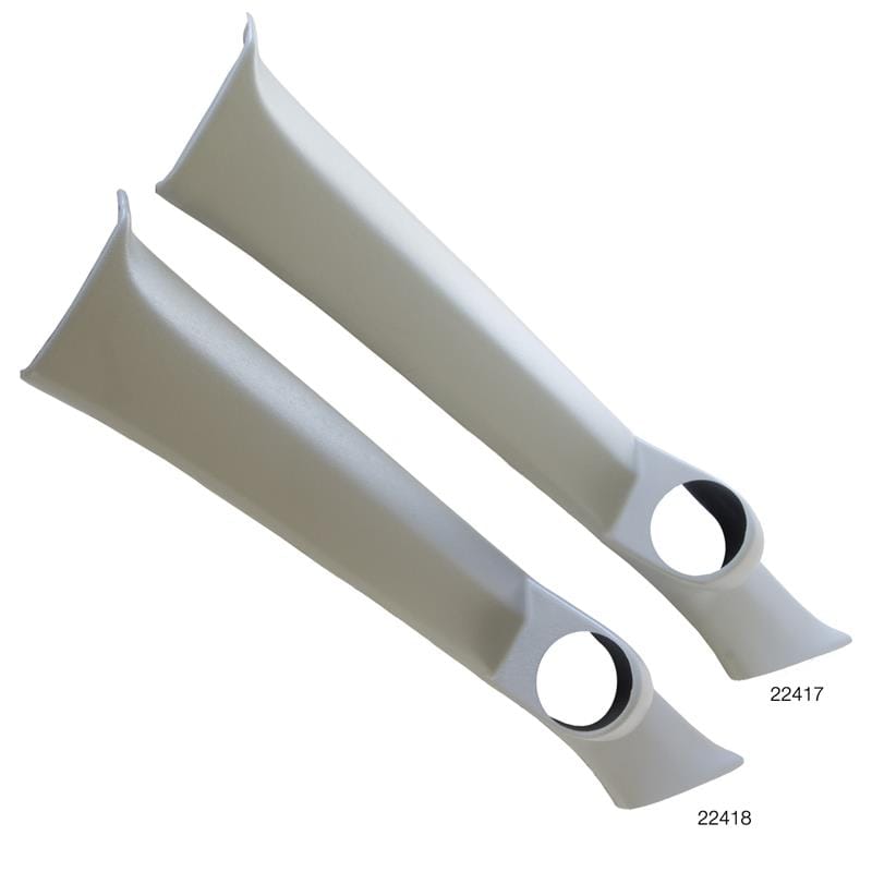AutoMeter — GAUGE MOUNT, A-PILLAR, FULL, SNGL, 2 5/8" , LT GRAY, HONDA CIVIC (2DR.) 92-95 EG
