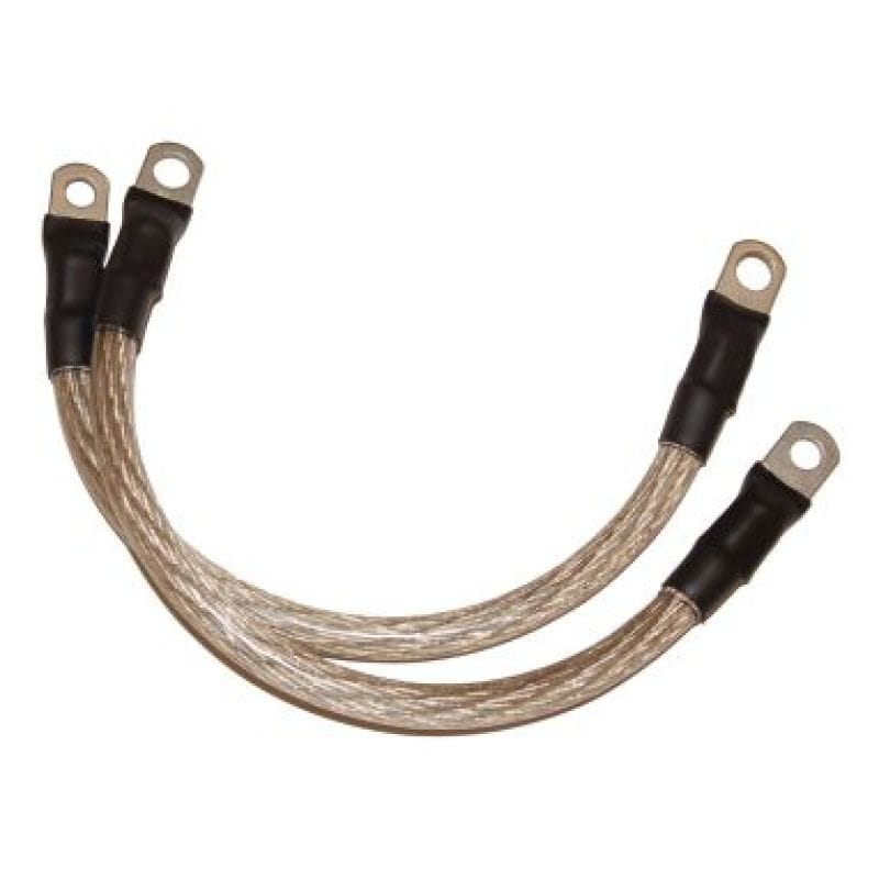NAMZ — NAMZ Battery Cables 7in. Clear (1/4in. & 5/16in. Lugs) - Pair