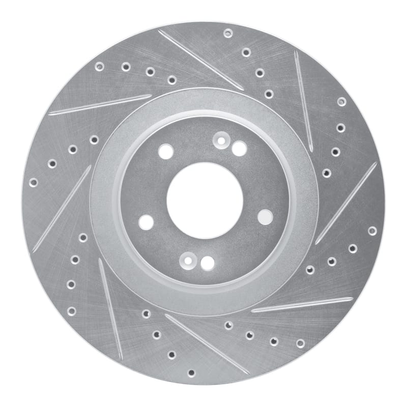 R1 Concepts — R1 20-25 Hyundai Palisade Front Right Drilled & Slotted Silver Brake Rotor
R1 Brake Rotor Drill