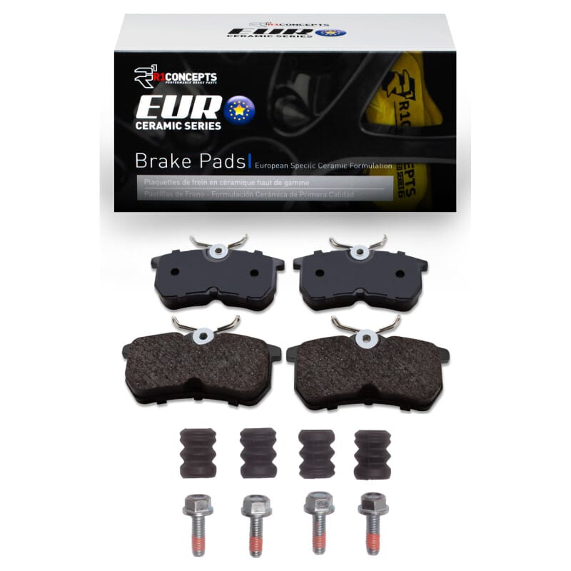 R1 Concepts — R1 2001-2019 Ford Focus Rear R1 Euro Ceramic Pads & Hardware Kit