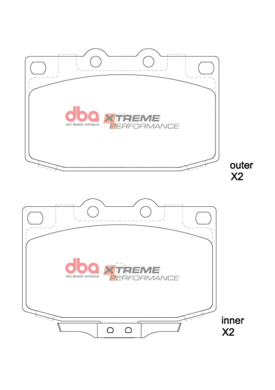 DBA — DBA 86-95 Mazda RX-7 (5 Lug) XP Performance Front Brake Pads
Brake Rotor