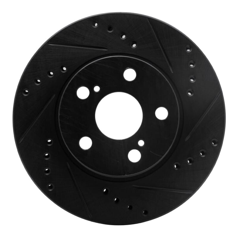 R1 Concepts — R1 04-09 Toyota Prius Front Right Drilled & Slotted Black Brake Rotor
R1 Brake Rotor Drill
