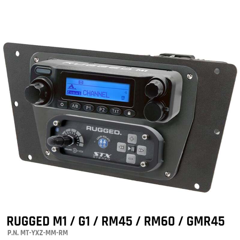 Rugged Radios — Rugged Radios Yamaha YXZ Multi-Mount Rugged M1/G1/RM45/RM60/GMR45