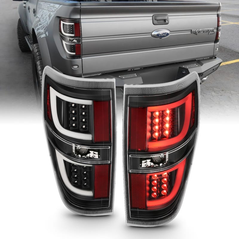 ANZO — ANZO 2009-2013 Ford F-150 LED Taillights Black
TailLightSet