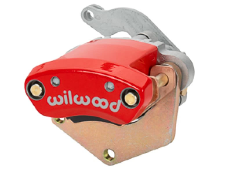 Wilwood — Wilwood LH MC4 Mechanical Parking Brake Caliper - 2.00in Bracket - 1.10in Disc - Red