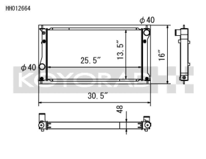 Koyo — Koyo 2022+ Toyota GR86 and Subaru BRZ Competition All-Aluminum Radiator
Racing Radiator