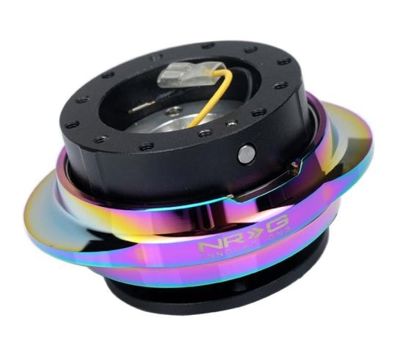 NRG — NRG Quick Release Kit - Black Body/ Multicolor Oval Ring
