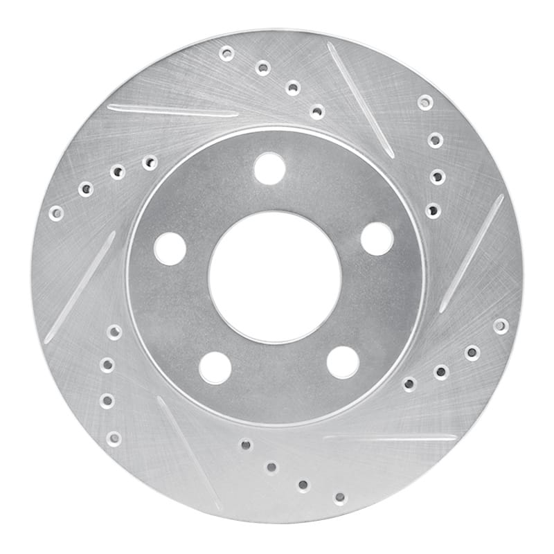 R1 Concepts — R1 87-90 Chrysler Town & Country Front Right Drilled & Slotted Silver Brake Rotor
R1 Brake Rotor Drill