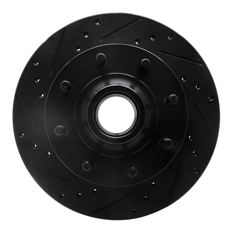 R1 Concepts — R1 1994-1999 Dodge Ram 2500 Front Left Drilled & Slotted Black Brake Rotor
R1 Brake Rotor Drill