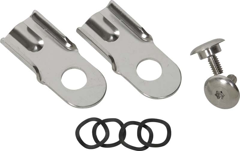 Kentrol — Kentrol 76-86 Jeep CJ8/CJ8 Tailgate Latch Pair CJ7/CJ8 - Polished Silver