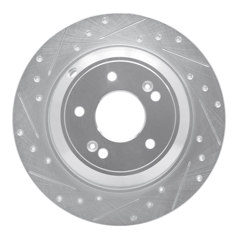 R1 Concepts — R1 18-23 Genesis G70 Rear Left Drilled & Slotted Silver Brake Rotor
R1 Brake Rotor Drill
