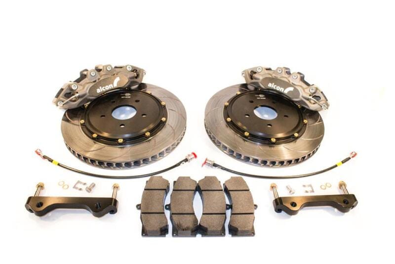 Alcon — Alcon Chevrolet Corvette C6 6 Piston 355x32mm Front Street Kit - Anodized