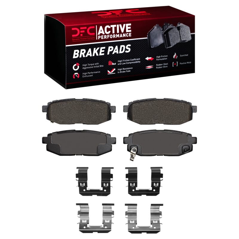 DFC — DFC 06-25 Scion FR-S Rear Active Performance Pads and Hardware Kit
DFC Brake Pad Set