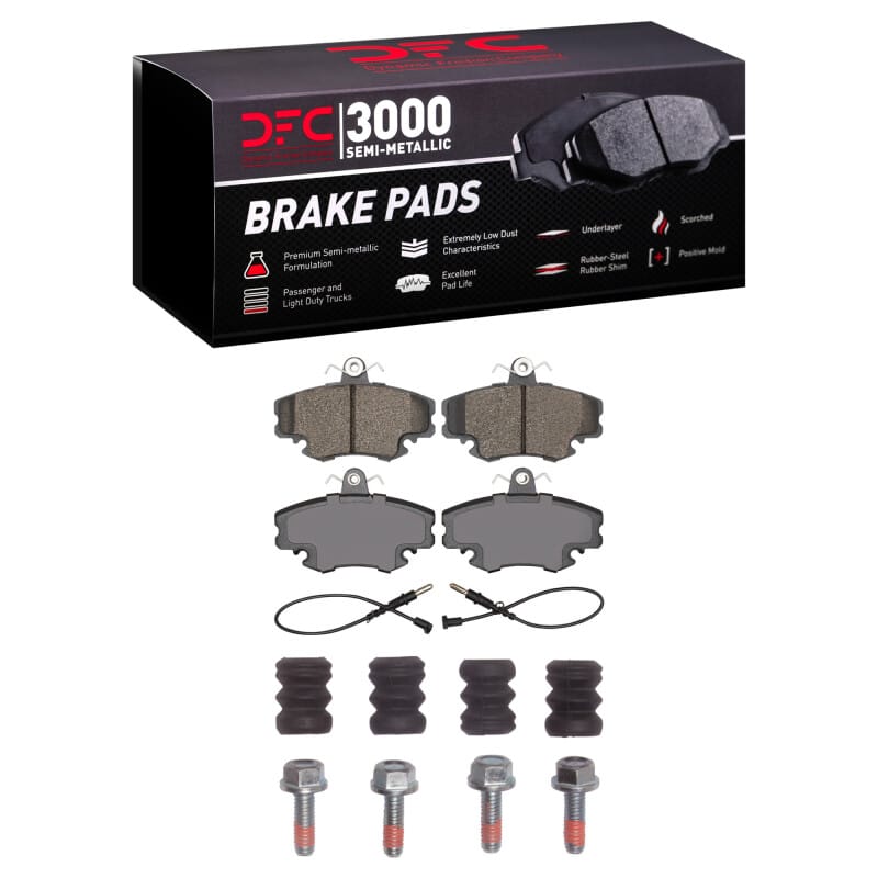 DFC — DFC 02-10 Nissan Platina (Mexico) Front 3000 Semi-Metallic Brake Pads and Hardware Kit
DFC Brake Pad Set