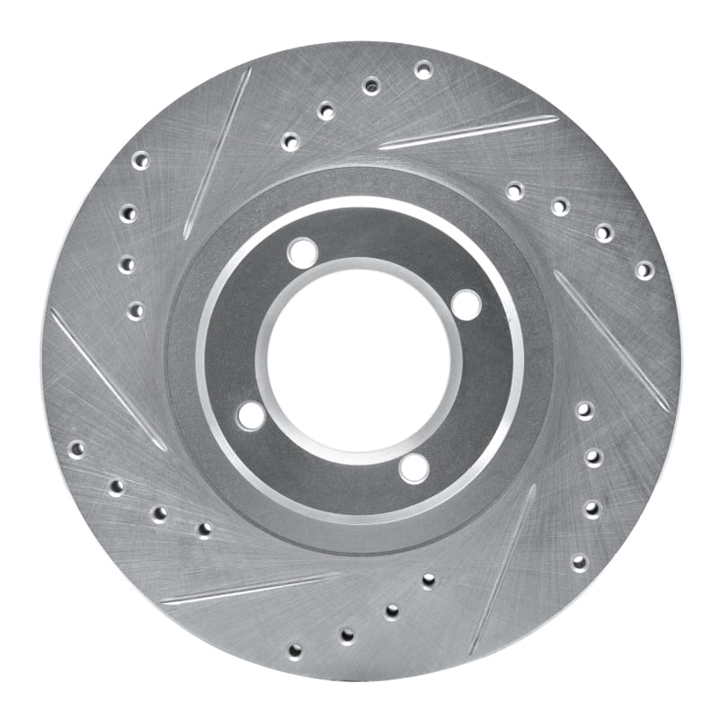 R1 Concepts — R1 85-88 Toyota Cressida Front Left Drilled & Slotted Silver Brake Rotor
R1 Brake Rotor Drill