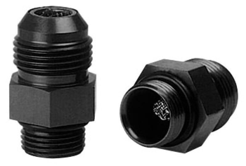 Moroso — Moroso Dry Sump/External Oil Pump Fitting w/Screen -10An to -12An w/O-Ring - Aluminum - 2 Pack