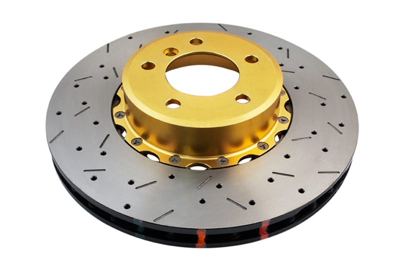 DBA — DBA 09-15 BMW 335d Front 5000 Series Drilled & Slotted Rotor w/Gold Hat
Brake Rotor