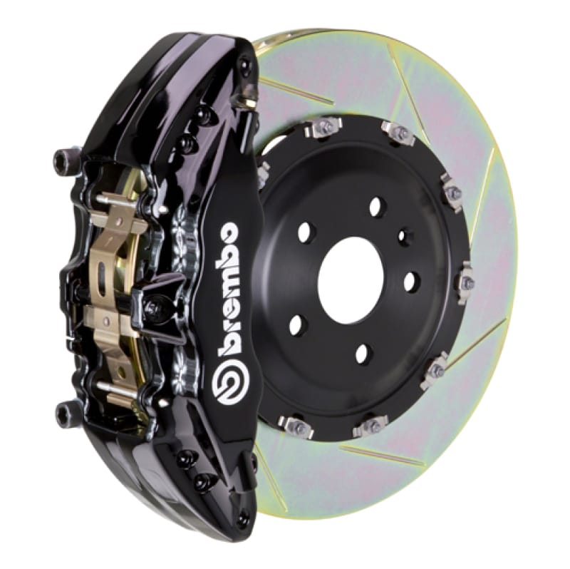 Brembo — Brembo 11-21 Grand Cherokee (Excl. SRT) Fr GT BBK 6Pist Cast 2pc 380x34 2pc Rotor Slot Type1-Black