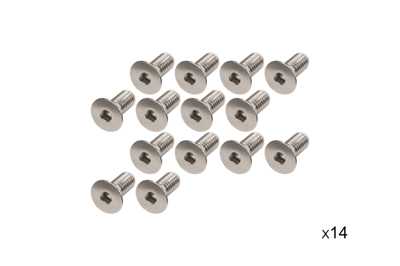 Kentrol — Kentrol 97-06 Jeep Wrangler Windshield Bolts 14 Pack Stainless