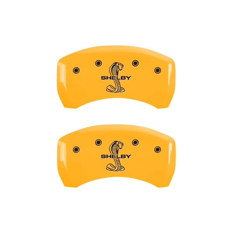 MGP — MGP Rear set 2 Caliper Covers Engraved Rear Tiffany Snake Yellow finish black ch
Caliper Covers