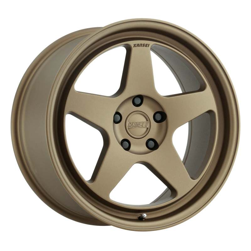 Kansei — Kansei K12B Knp 18x8.5in / 5x112 BP / 35mm Offset / 66.56mm Bore - Bronze Wheel