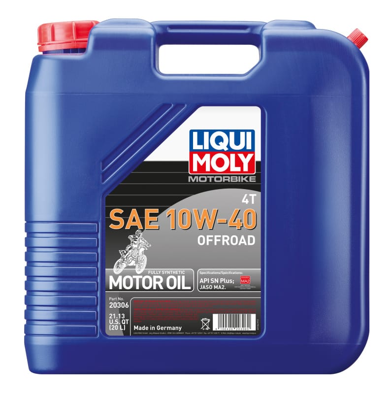 LIQUI MOLY — LIQUI MOLY 20L Motorbike 4T SAE 10W40 Offroad