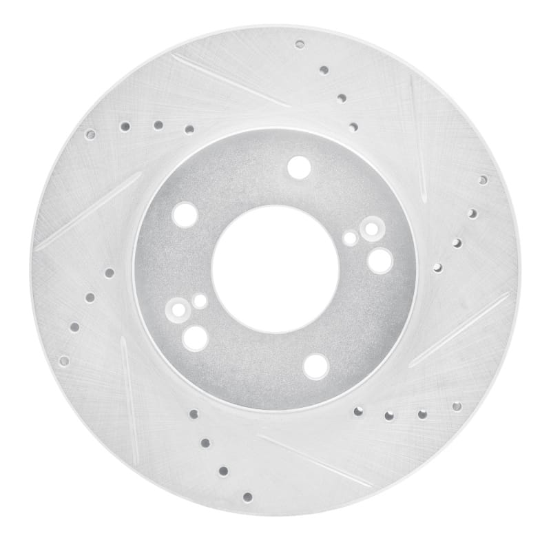 R1 Concepts — R1 01-03 Hyundai XG350 Front Right Drilled & Slotted Silver Brake Rotor
R1 Brake Rotor Drill