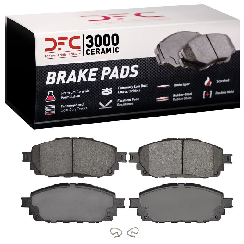 DFC — DFC 16-25 Toyota Hilux (Mexico) Front 3000 Semi-Metallic Brake Pads
DFC Brake Pad Set