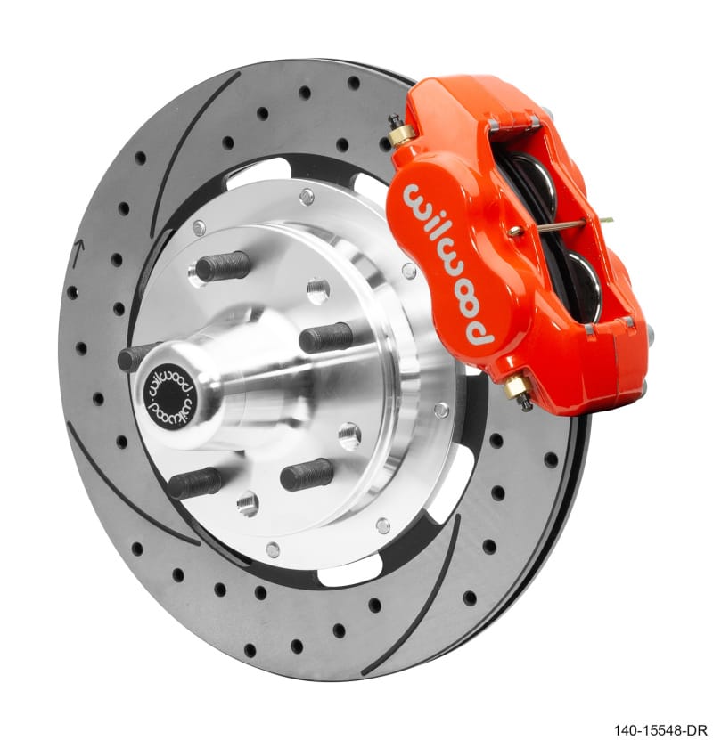 Wilwood — Wilwood 55-57 Chevrolet Bel Air w/ CPP Spindle Forged Dynalite Front Big Brake Kit - Red
BRAKE KIT