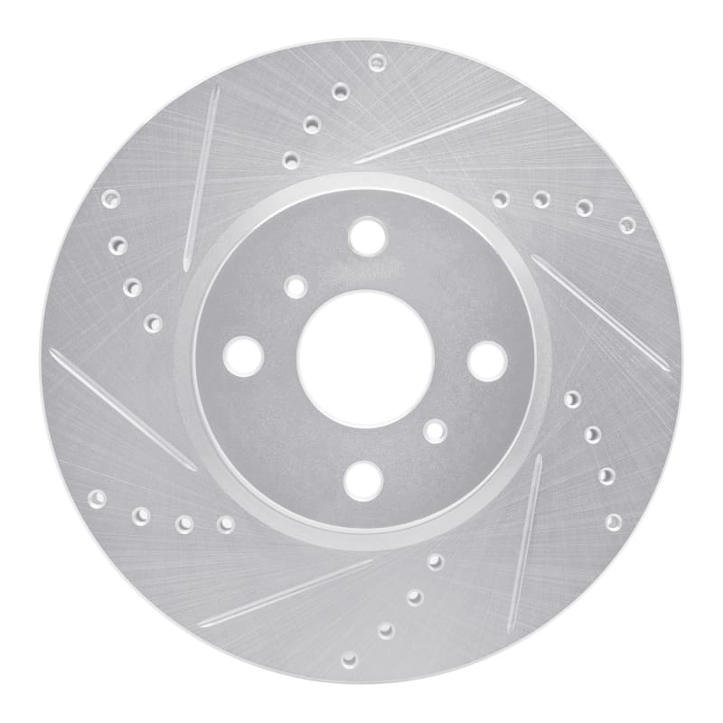 R1 Concepts — R1 12-18 Toyota Yaris (USA/Canada) Front Left Drilled & Slotted Silver Brake Rotor
R1 Brake Rotor Drill