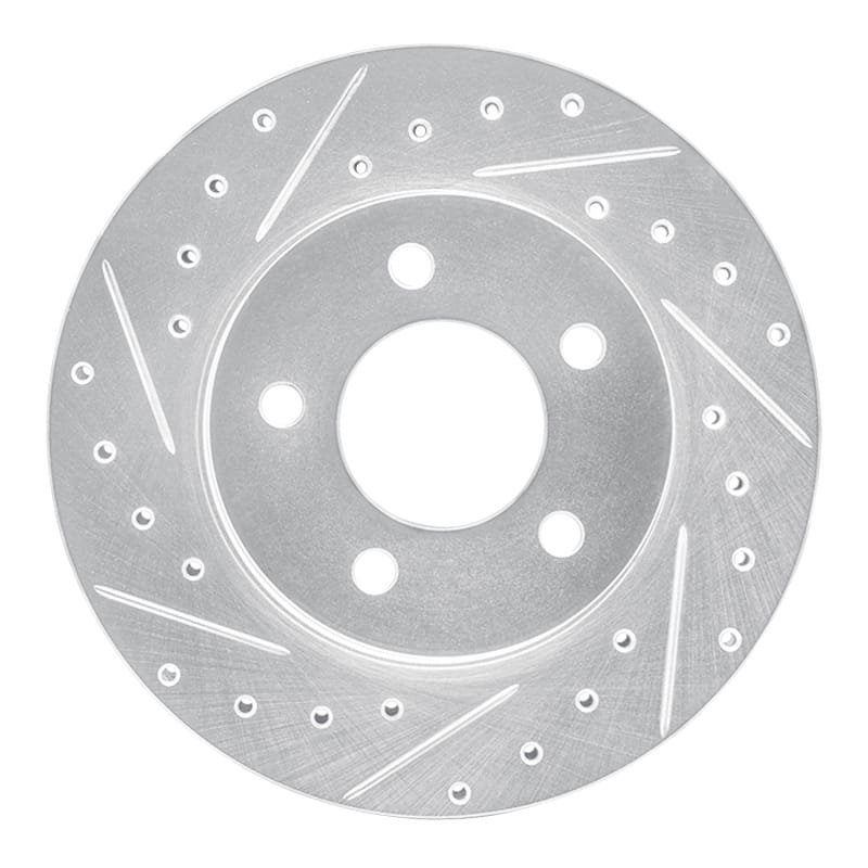 R1 Concepts — R1 93-97 Chrysler CONCORDE Front Left Drilled & Slotted Silver Brake Rotor
R1 Brake Rotor Drill