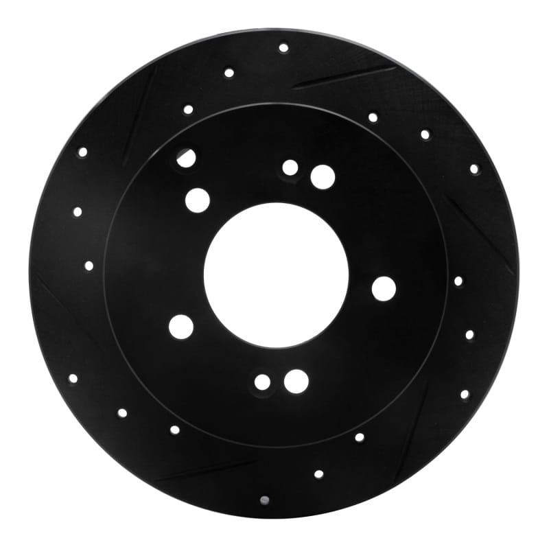 R1 Concepts — R1 07-12 Kia Rondo (USA) Rear Left Drilled & Slotted Black Brake Rotor
R1 Brake Rotor Drill