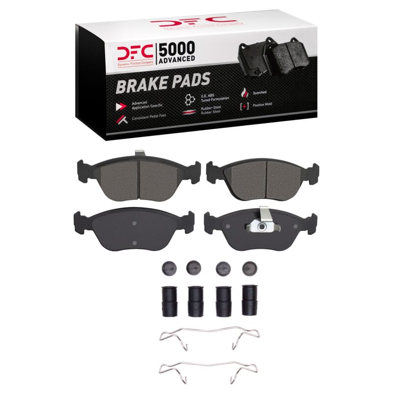 DFC — DFC 93-00 Volvo 850/V70 Front 5000 Advanced Low Metallic Brake Pads and Hardware Kit
DFC Brake Pad Set
