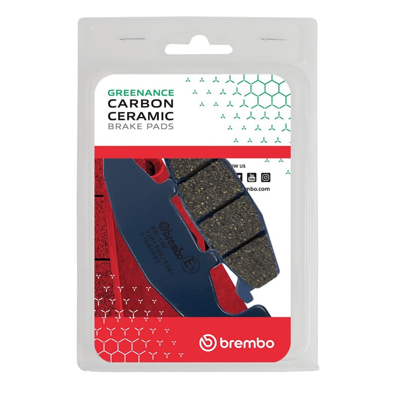 Brembo OE Powersports — Brembo OE 88-07 Kawasaki EX R Ninja 250cc Brake Pad - Front