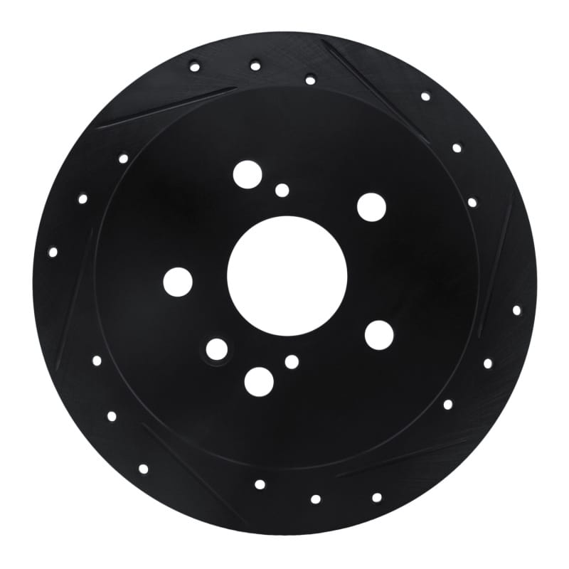 R1 Concepts — R1 04-09 Lexus RX330 Rear Right Drilled & Slotted Black Brake Rotor
R1 Brake Rotor Drill