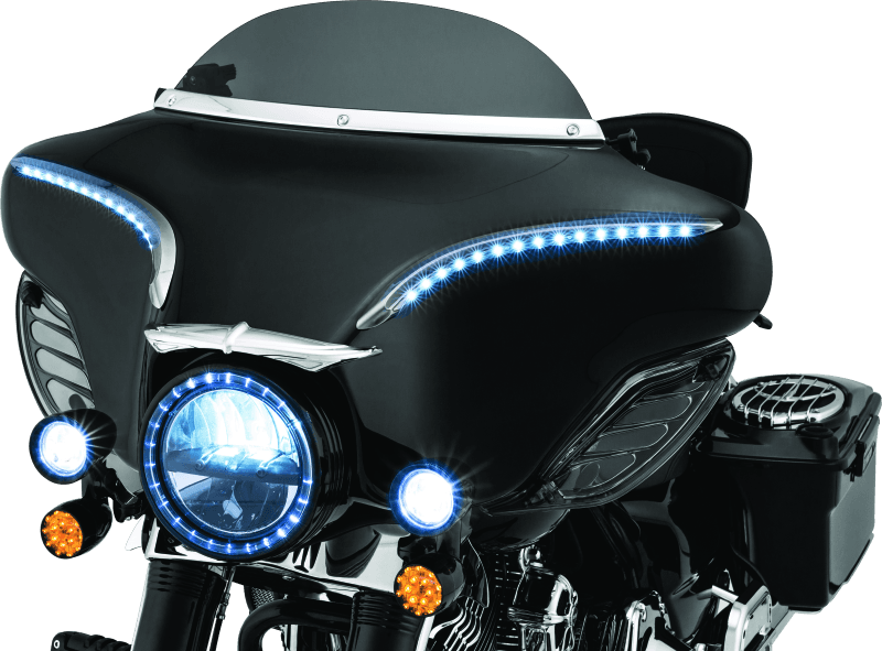 Kuryakyn — Smooth Fairing Trim Chrome