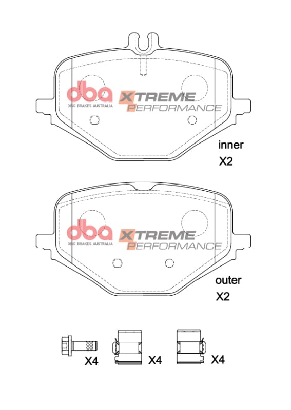 DBA — DBA 2018+ Mercedes-Benz G63 AMG (W463) XP Performance Rear Brake Pads
Brake Rotor
