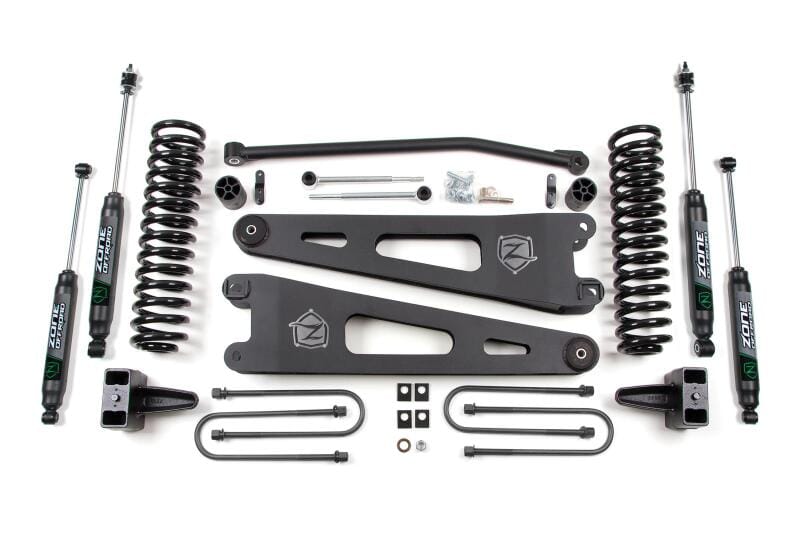 Zone Offroad — Zone Offroad 05-07 Ford SuperDuty 4in Radius Arm System - Gas