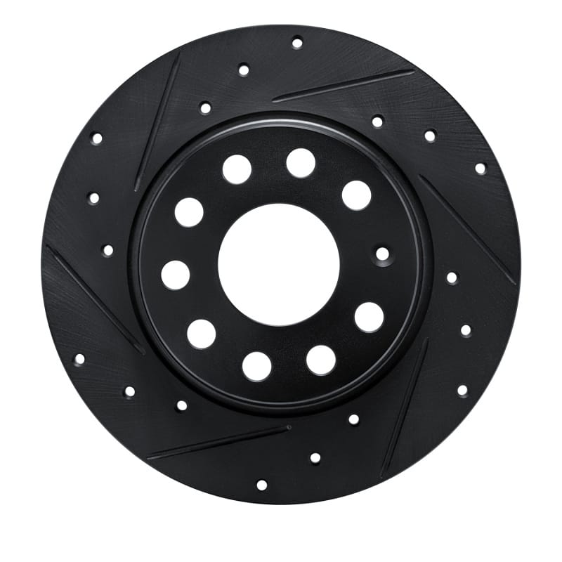 R1 Concepts — R1 17-25 Audi Q2 (Mexico) Rear Left Drilled & Slotted Black Brake Rotor
R1 Brake Rotor Drill