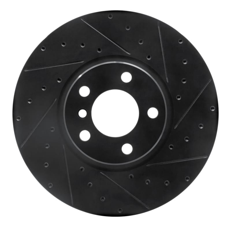 R1 Concepts — R1 16-18 BMW X4 Right Front Drilled & Slotted Black Brake Rotor
R1 Brake Rotor Drill